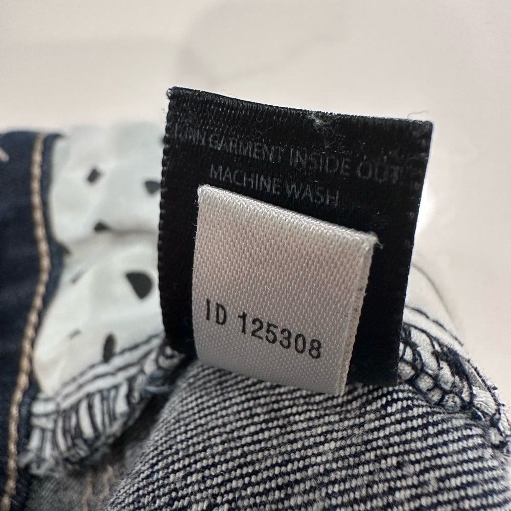 White House Black Market Noir Indigo Slim Cropped Cotton Blend Jeans Women’s 12 - Picture 10 of 12
